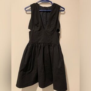 Banana Republic Black Fit-and-Flare Dress